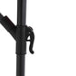 10ft Solar LED Offset Hanging Market Patio Umbrella (Orange)