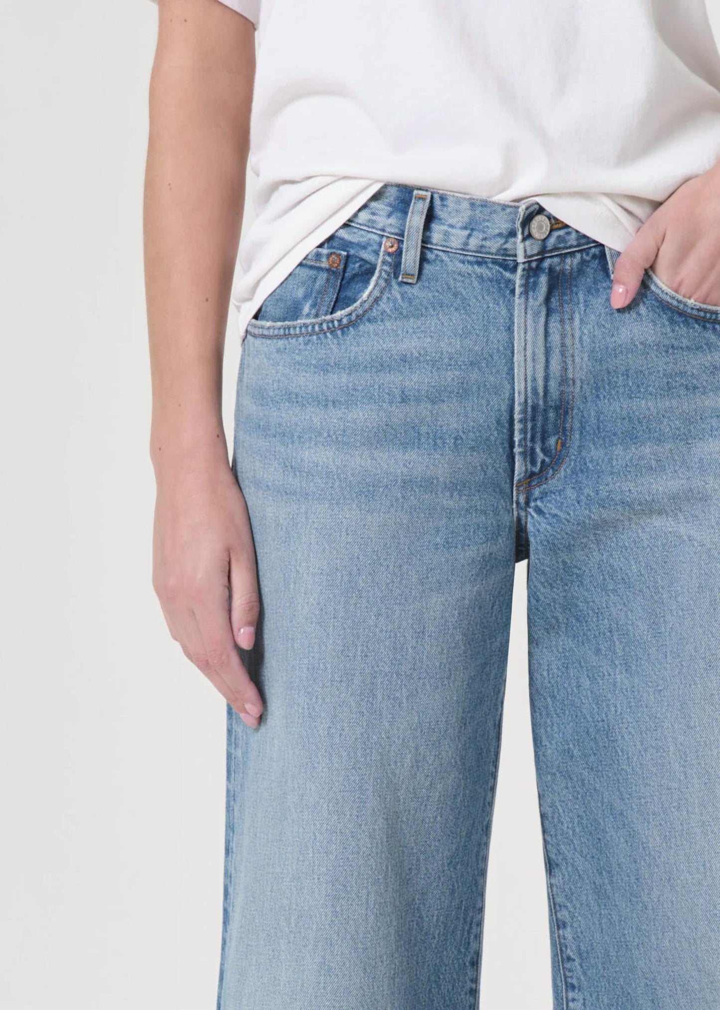 Agolde - Clara Relaxed Wide Leg Jean