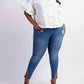 The Curve La - Plus Size Pleated Ruffle Sleeve Shirt Top