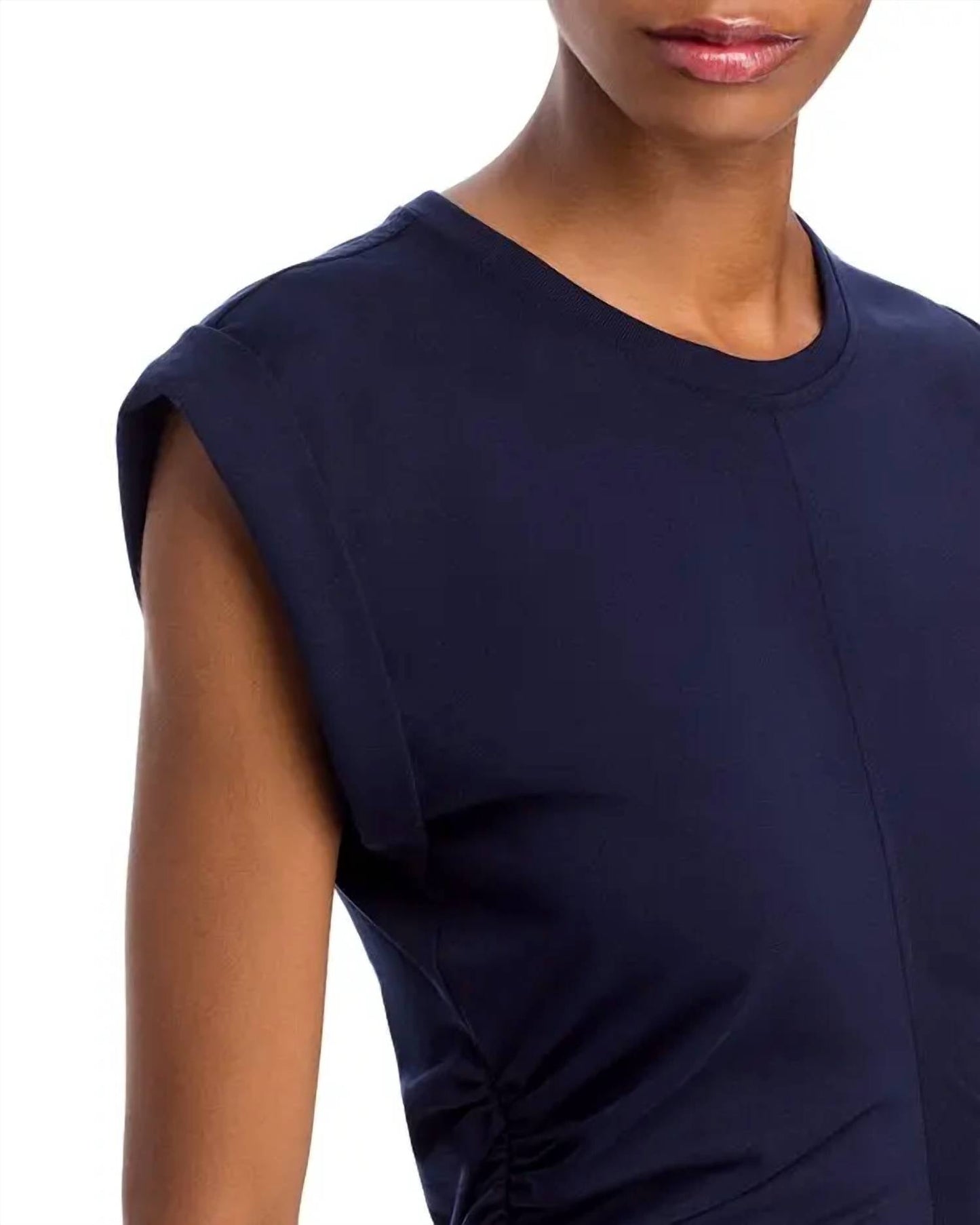 A.L.C. - Nia Ruched Cap Sleeve Tee