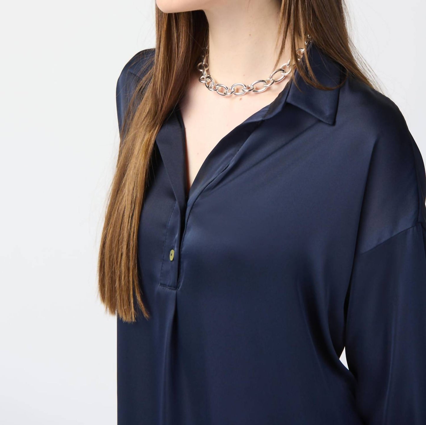 Joseph Ribkoff - Long Sleeve Satin Shirt