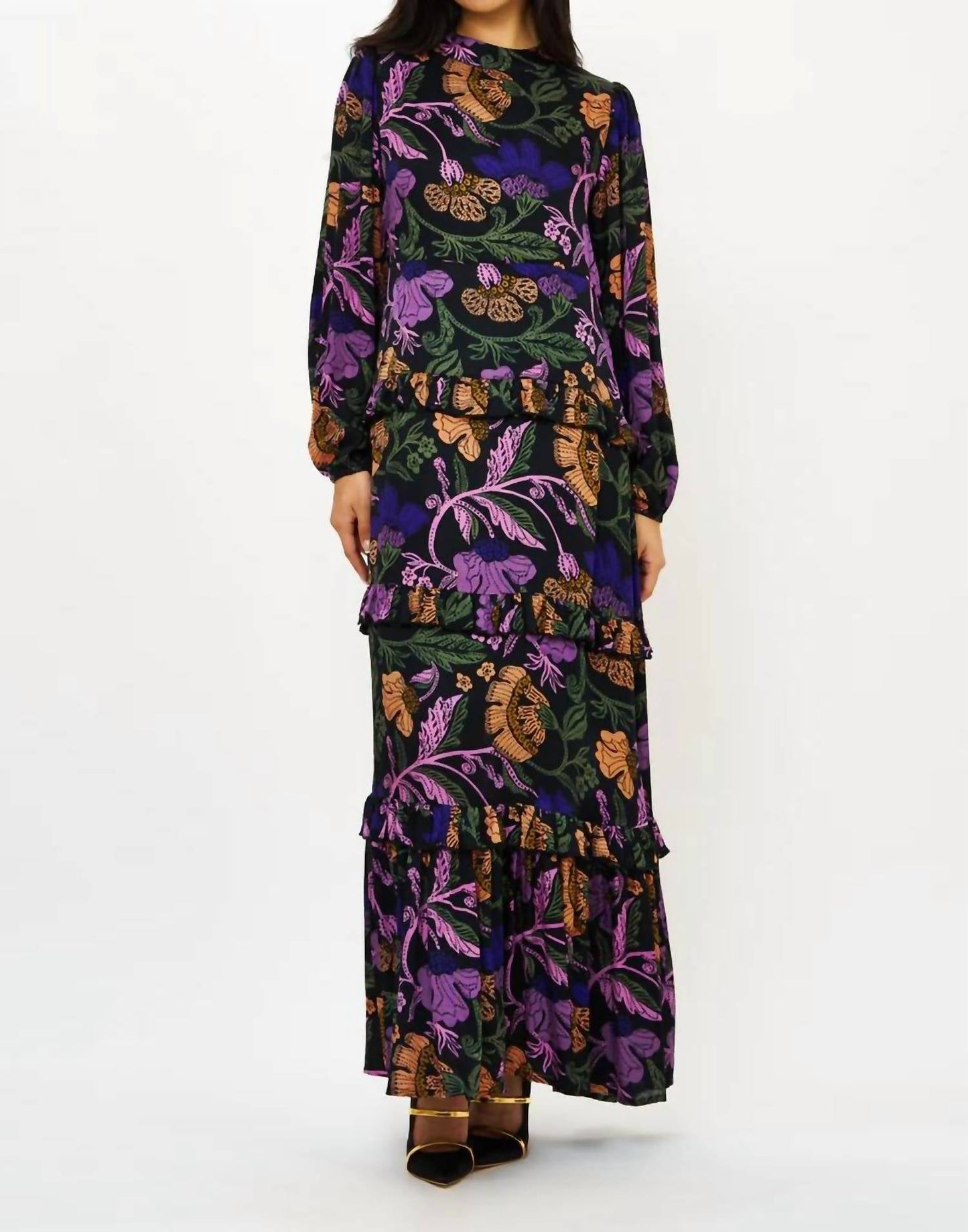Oliphant - Mock Neck Maxi Dress