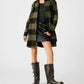 Steve Madden - ELDRIDGE PLAID COAT SAGE