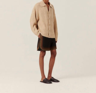 Commas - Fisherman Rib Cotton Wool Cardigan