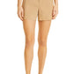 Vince Casual Linen Blend Shorts in Almond, Size 6