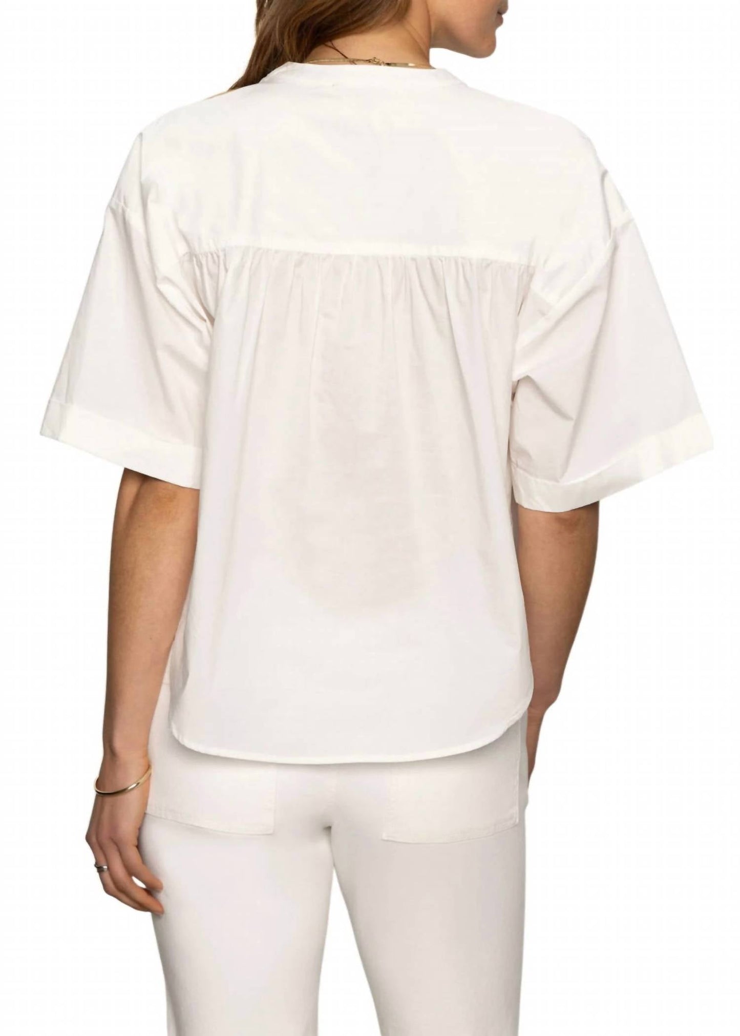 Sanctuary - Relaxed Short Sleeve Popover Top
