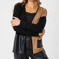 Angel Apparel - Vegan Leather Suede Cardigan