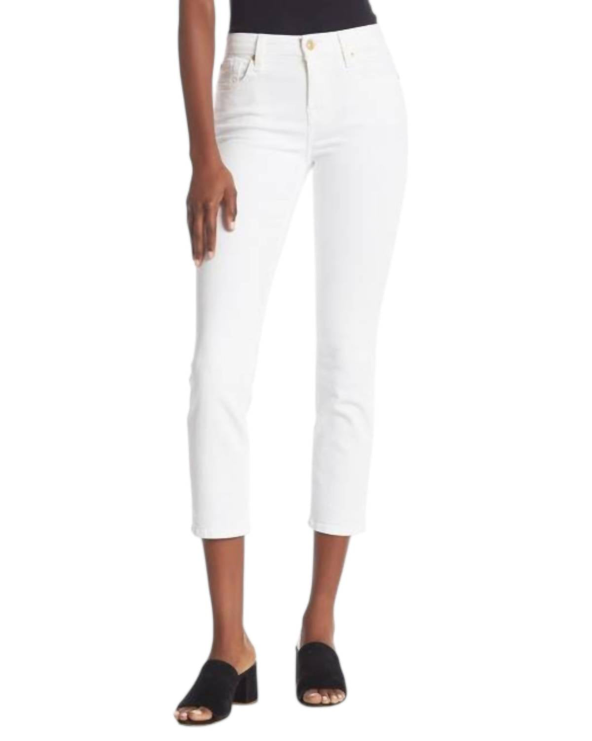 7 For All Mankind - Kimmie High Waisted Crop Skinny Jeans