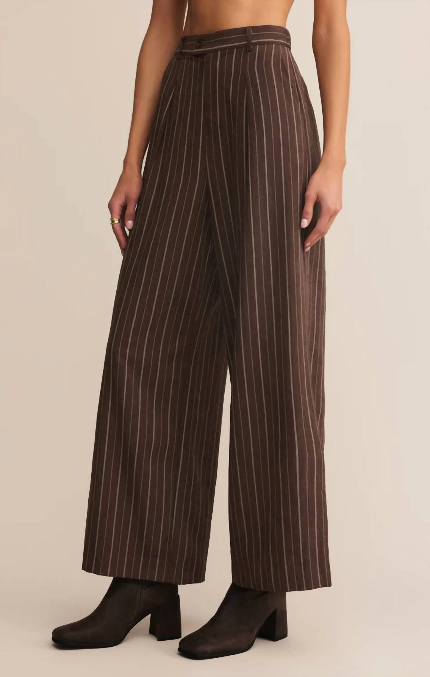 Z Supply - Alma Pinstripe Wide Leg Pant