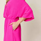 Double Take - Chic Surplice Wide Leg Jumpsuit