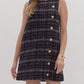 Entro - Tweed Sleeveless Dress
