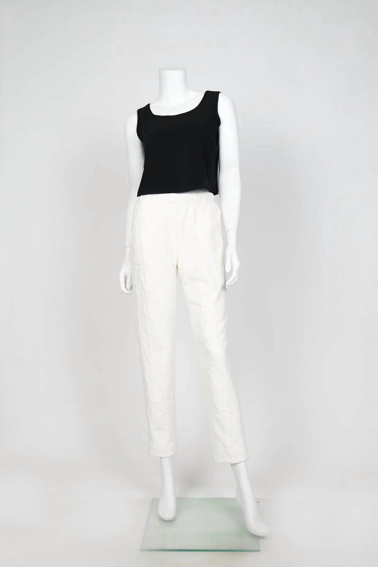 Ic Collection - Women's Waist Elastic Slim Fit Pants