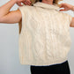 Cloud Ten - Sleeveless Cable Knit Sweater