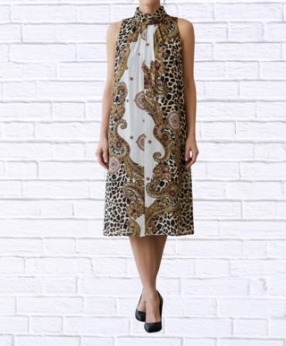 Diva Usa - Print Sleeveless Maxi Dress