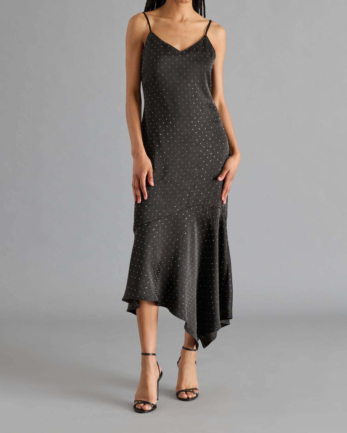 Steve Madden - Lucille Asymmetrical Midi Dress