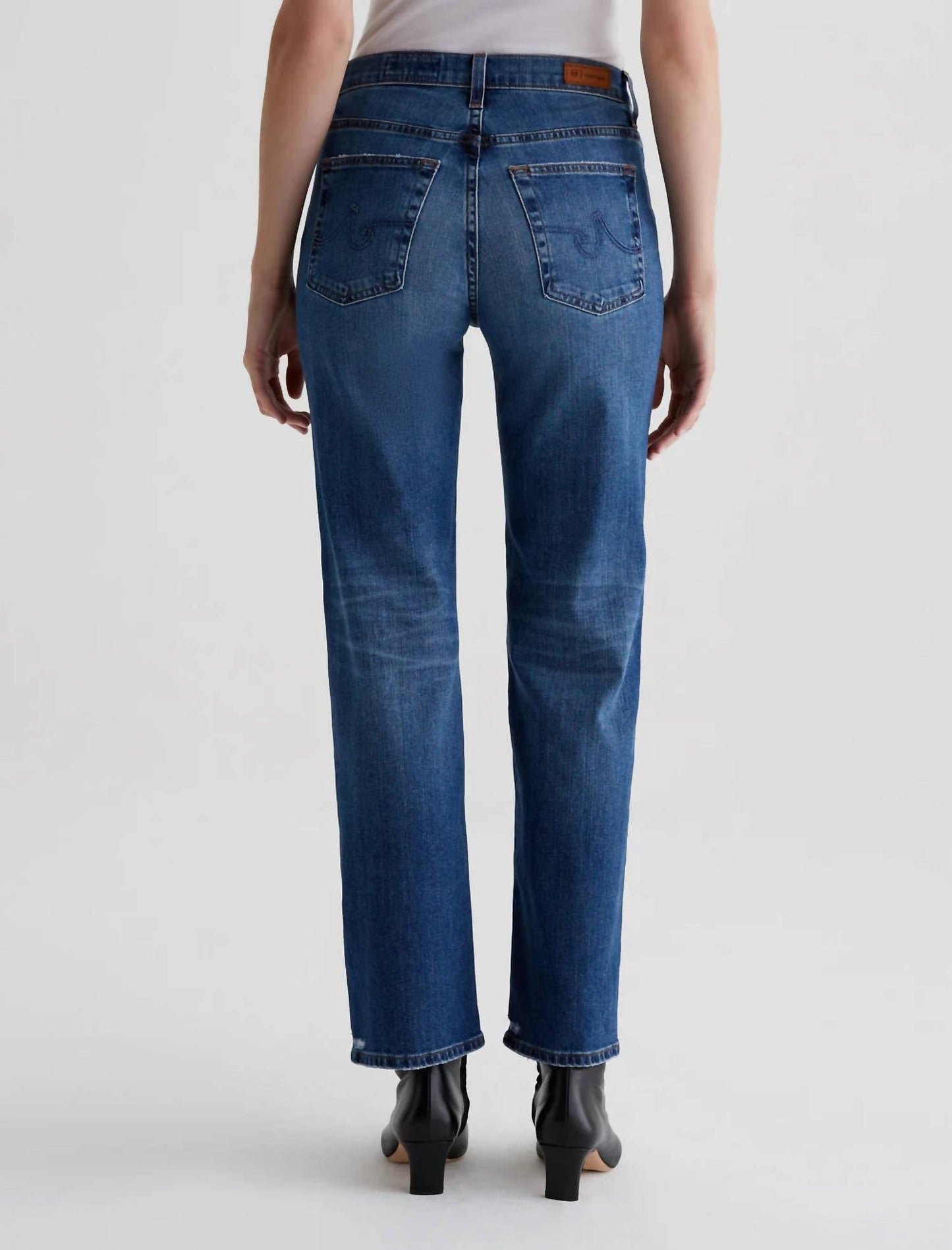 Ag Jeans - Brinley Mid Rise Straight Jeans