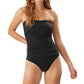 Tommy Bahama - PEARL SHIRRED BANDEAU ONE-PIECE SWIMSUIT