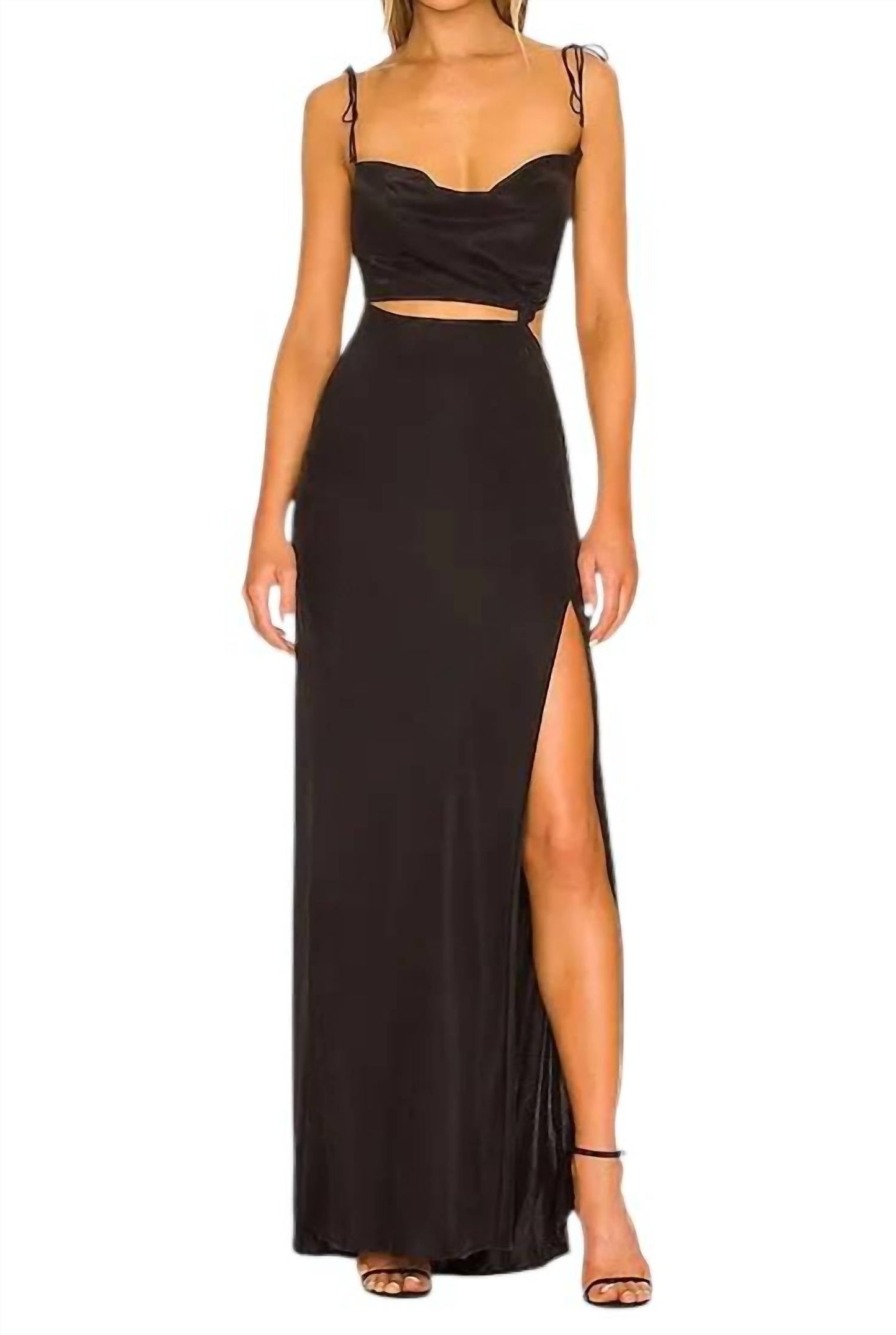 For Love & Lemons - Kyra Cut Out Backless Maxi Dress