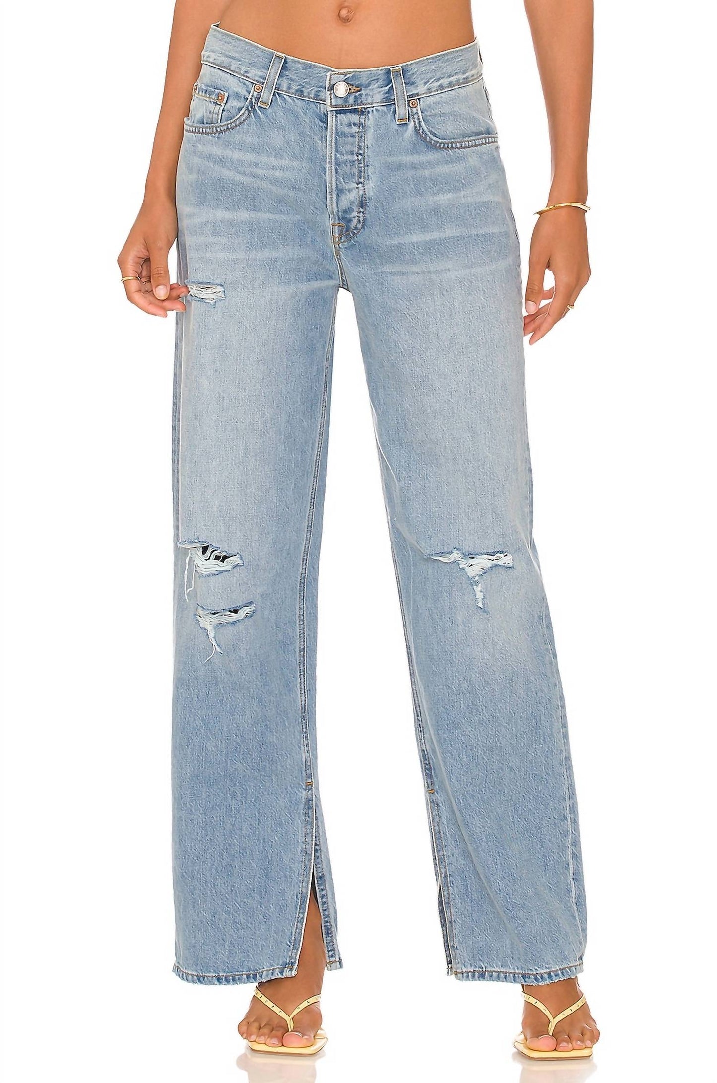 Grlfrnd - LIYA LOW RISE BOYFRIEND JEAN