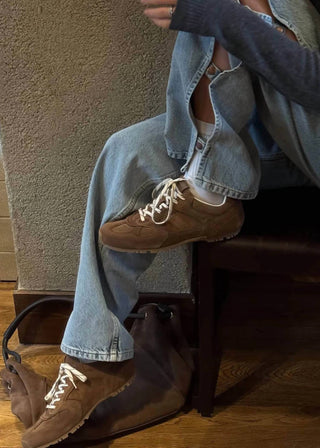 Alohas - Women's Leather Sneakers