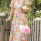 Thml - Floral Puff Sleeve Tiered Dress