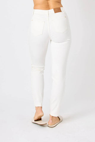 Judy Blue - Mid Rise Braided Detail Jeans