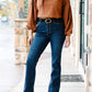 Vibrant M.I.U - Metallic Stripe Bootcut Pants