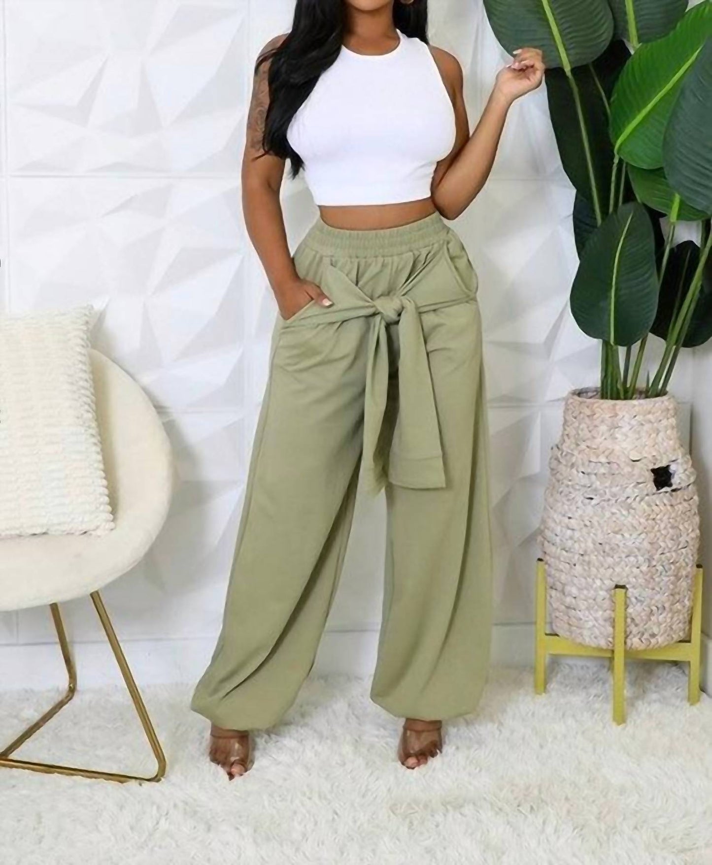 Little Secret Of Mine - Women's High Waisted Pants