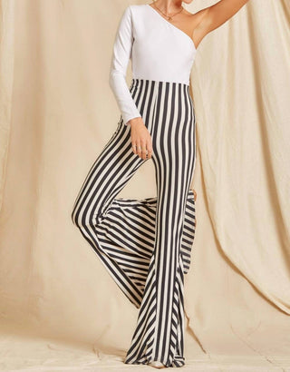 Andree By Unit - Paige Striped Bell Bottoms Pant
