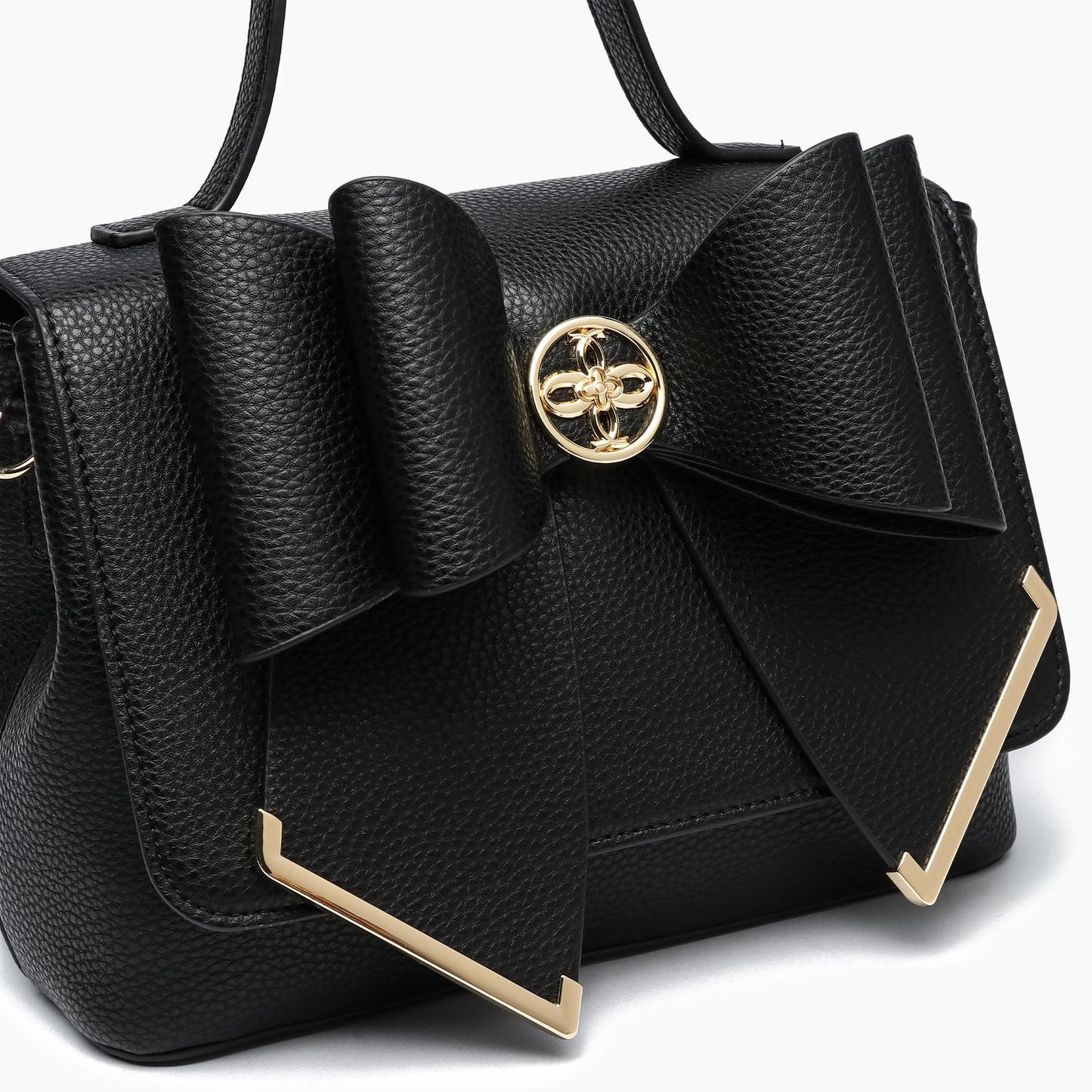 Like Dreams - Women's Jasmine Bow Vegan Crossbody Bag