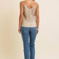 In February - Shine Bright Pleated Tank Top