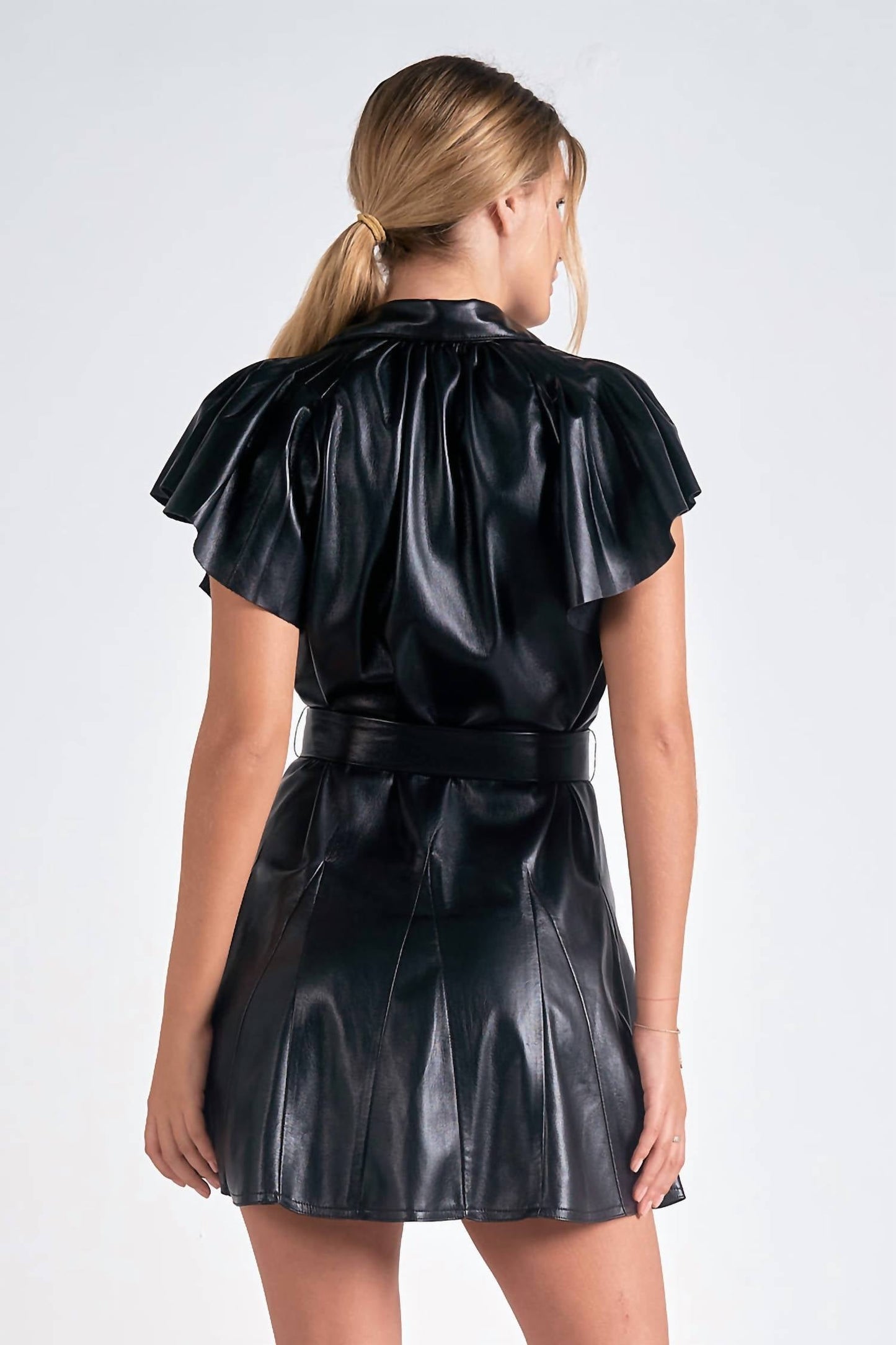 Elan - Butter Ruffle Mini Dress