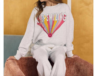 Vintage Havana - Keep Smiling Crew Neck Sweatshirt