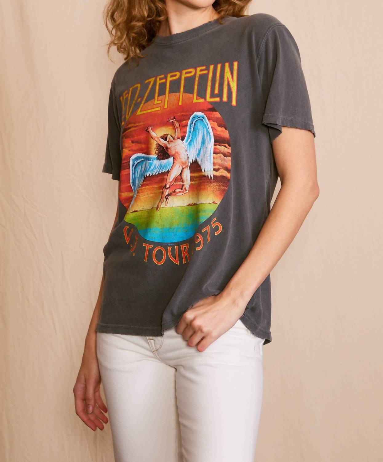 People Of Leisure - Led Zeppelin 'u.s Tour 1975' Sunkissed Tee