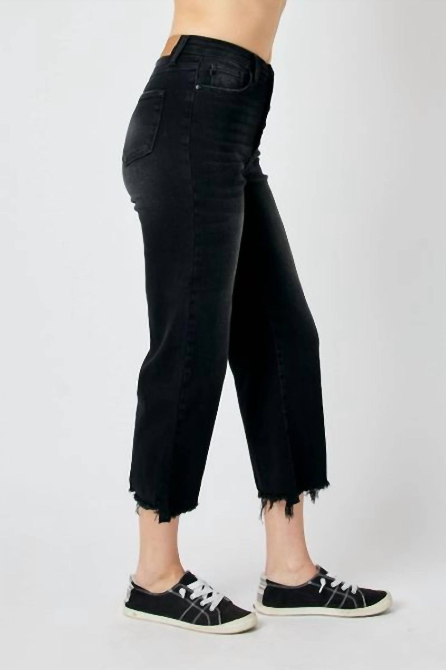 Judy Blue - High Rise Cropped Wide Leg Jean