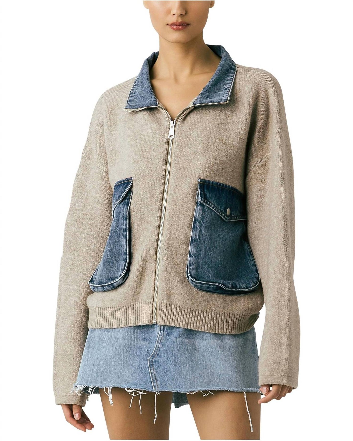Blanknyc - Glow Up Sweater Jacket