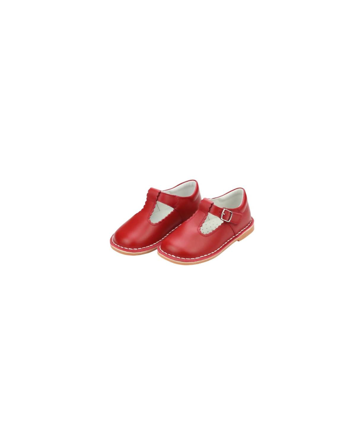 L'Amour - Baby Girl Selina Scalloped Mary Jane Shoe