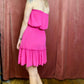 Elan - Strapless Ruffle Hem Mini Dress