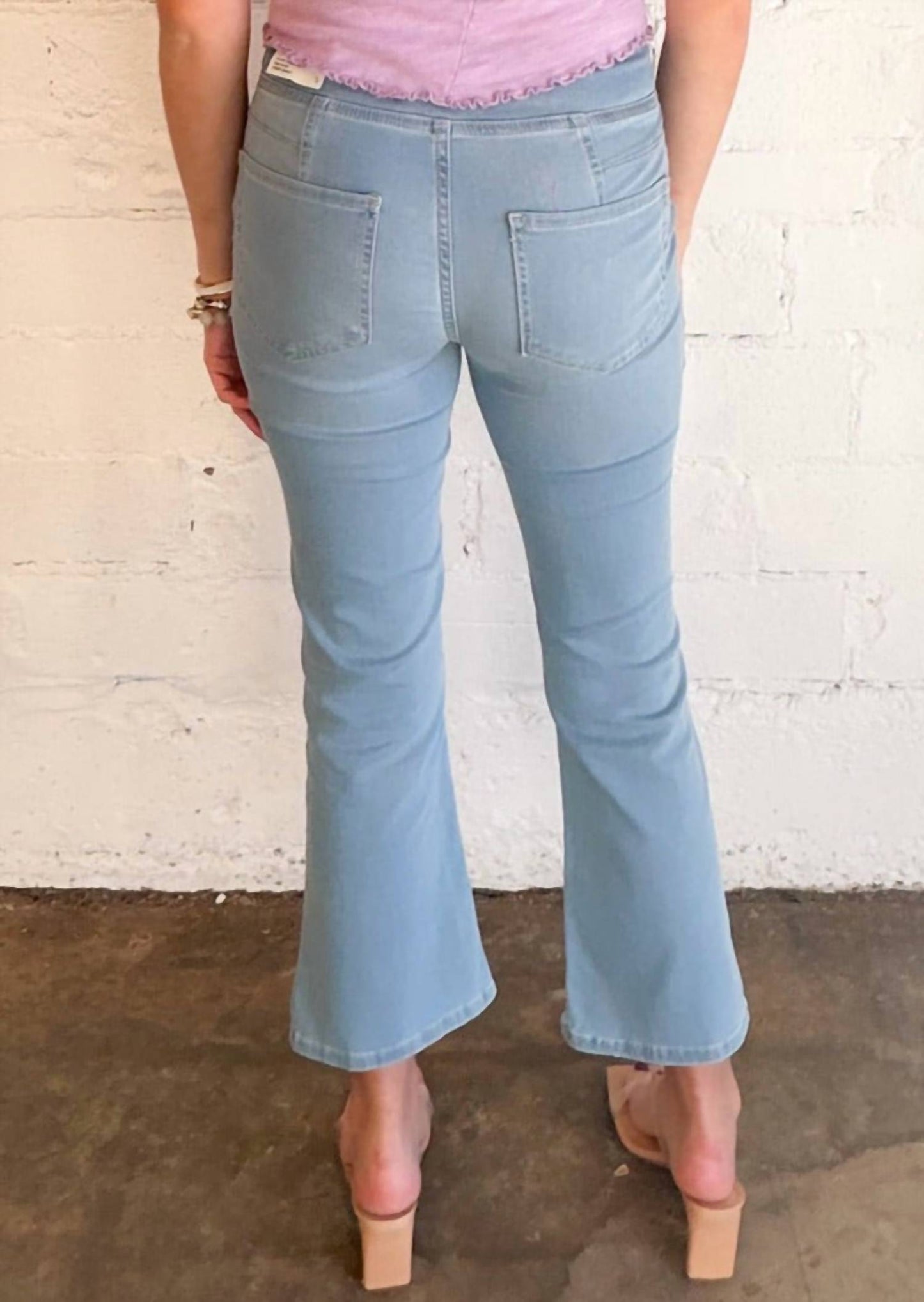Free People - In My Feelings Cropped Slim Flare Jean