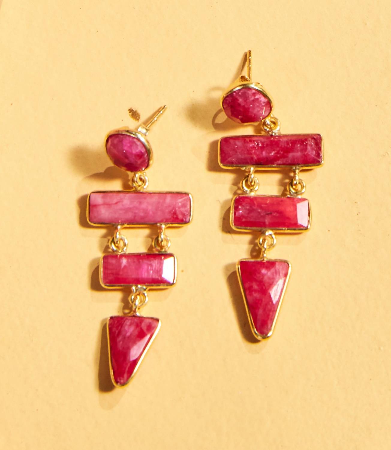 Felix Z - Gemstone Dangle Earrings