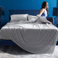BedGear Dri-Tec Sheet Set, Grey, Split King/Split Cal King