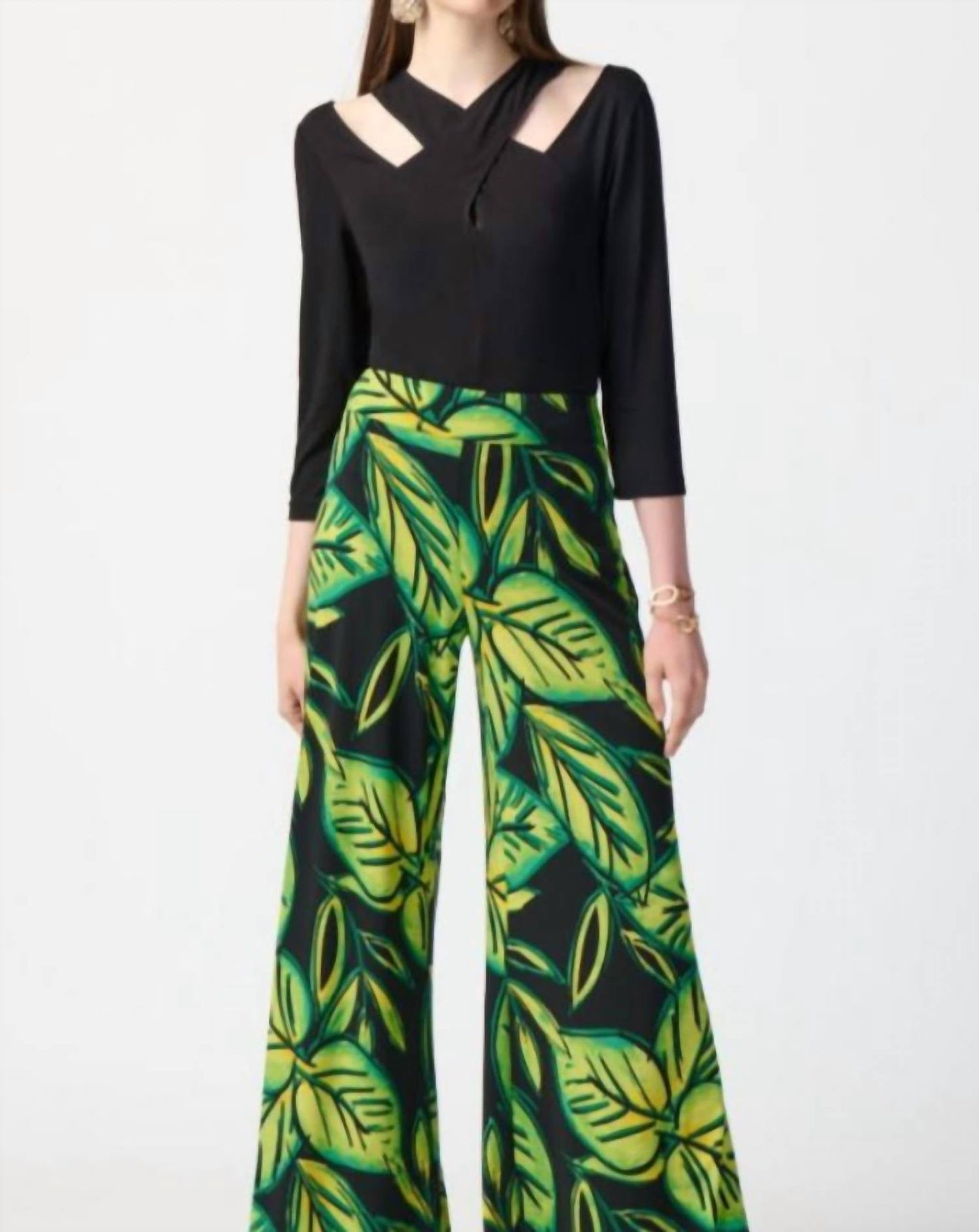 Joseph Ribkoff - Bamboo Jersey Cutout Top