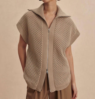 Varley - Gianna Zip Through Vest