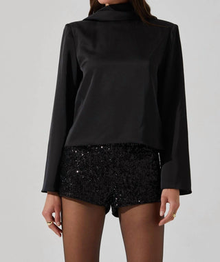 Astr - Bethwyn Satin Cowl Back Top