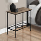 Accent Side Table, Narrow, Small, 2 Tier, Elegant Design