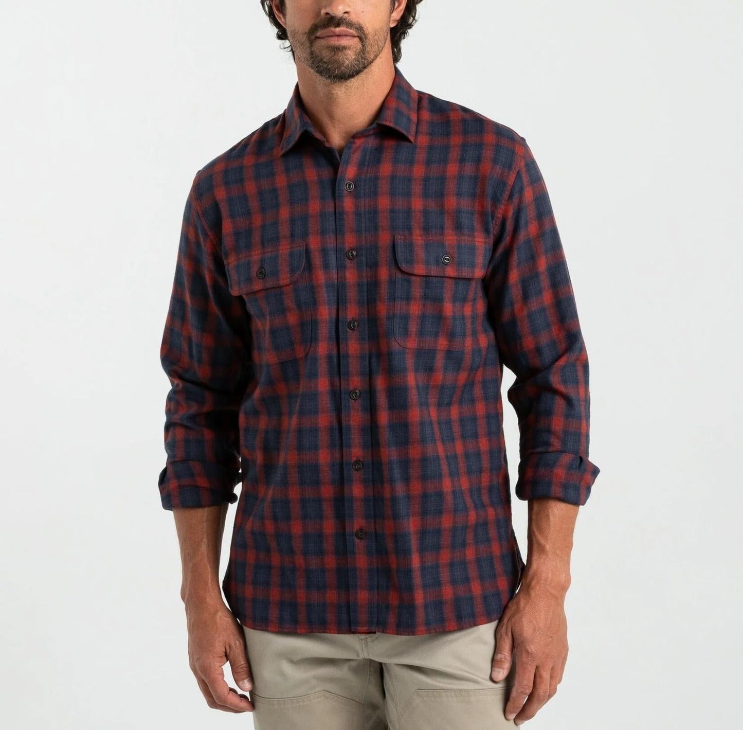 Duck Head - Rigsby Ls Performance Flannel Plaid Shirt