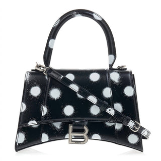 Balenciaga - Women's Polka Dot Spray Hourglass Handbag Xs