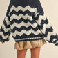 Klesis - Striped Chunky Knit Sweater