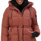 Steve Madden - Juniors Hooded Puffer Anorak Coat