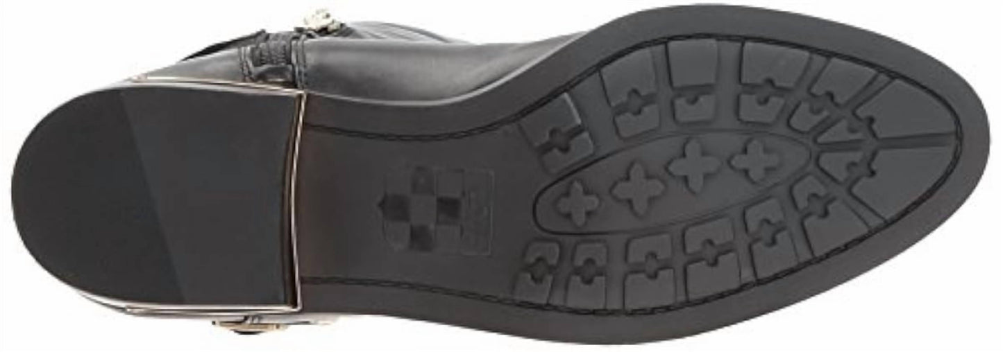 Vince Camuto - Women's Pallien Edgy Style Embellished Trim Stacked Heel Over The Knee Boots